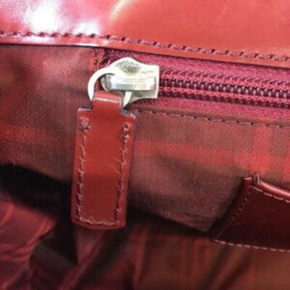 Burberry Shoulder Bag Red - Picture 10 of 15